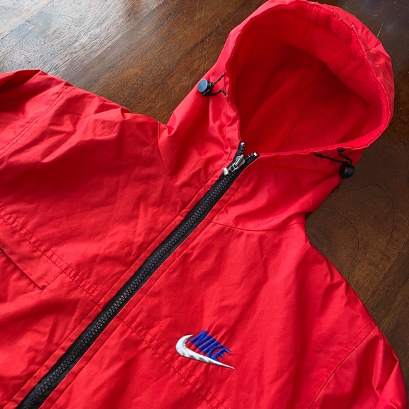 Nike Sz S - M Women Snow Jacket Windbreaker Fleece Inside Pocket Hoodie L@@K - Picture 4 of 9